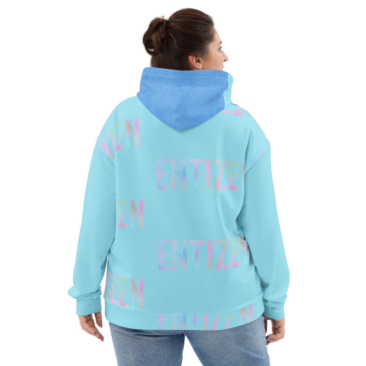 Entizen Brand Unisex Hoodie Sky Blue