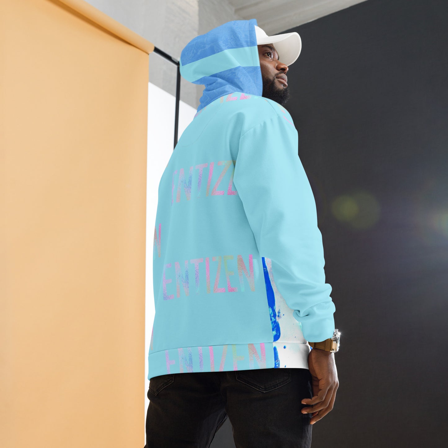 Entizen Brand Unisex Hoodie Sky Blue