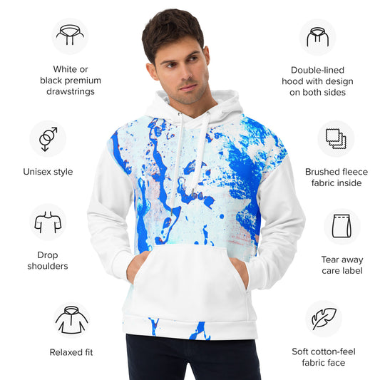 Rozeni Unisex Hoodie Sky Blue