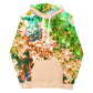 Entizen Brand Unisex Hoodie Coral Green Art