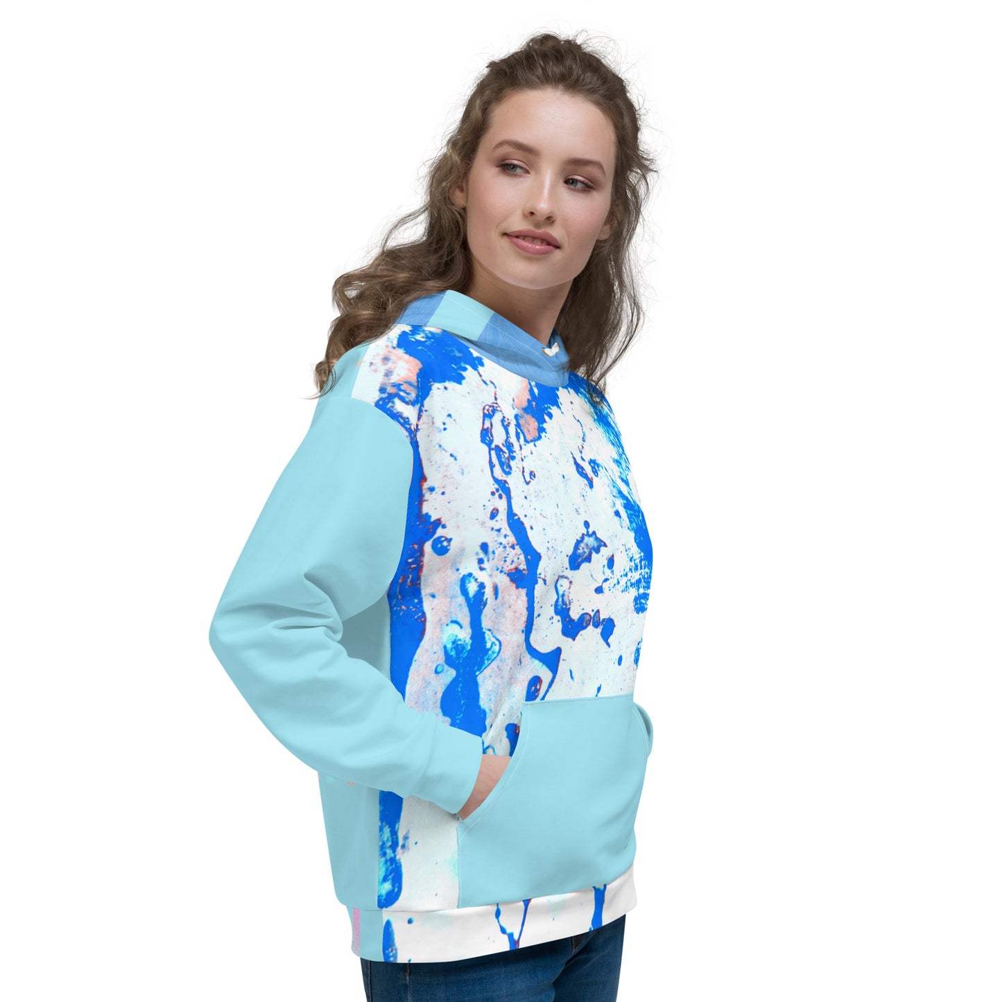 Entizen Brand Unisex Hoodie Sky Blue