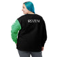 Unisex Brand ROZENI Green Art Sweatshirt Black & Green