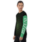 Unisex Brand ROZENI Green Art Sweatshirt Black & Green