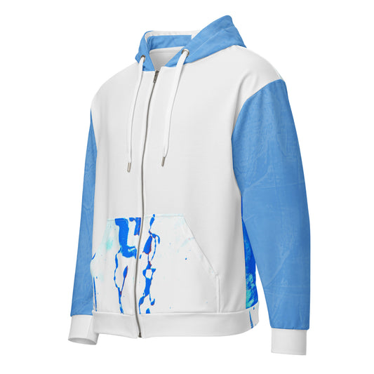 Rozeni Zip Hoodie Sky Blue