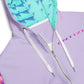 Entizen Brand Pink Tiger Lavender Fog Zip Hoodie