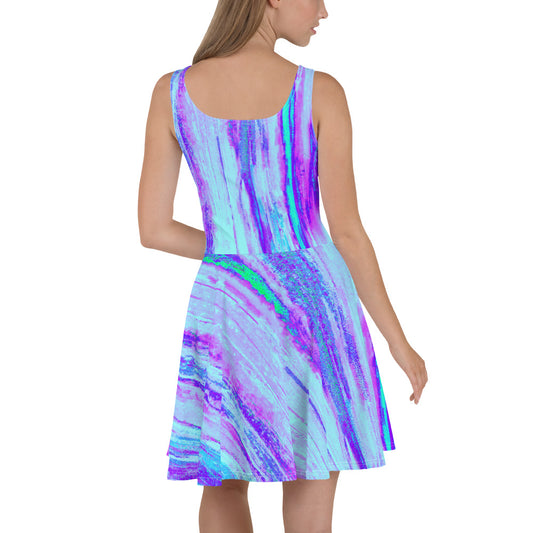 Entizen Skater Dress Blue Lavender