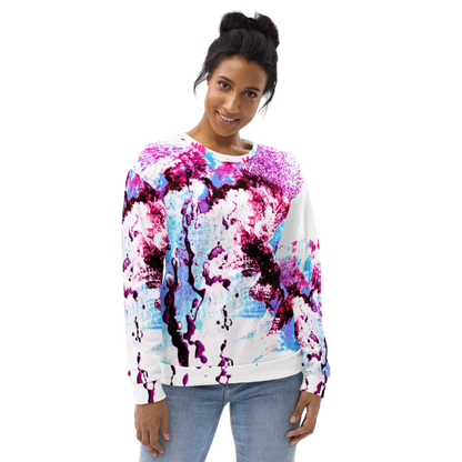 Entizen Womens Sweatshirt Pink & Blue