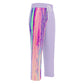 Entizen Brand Pink Tiger Lavendar Fog Wide-Leg Joggers