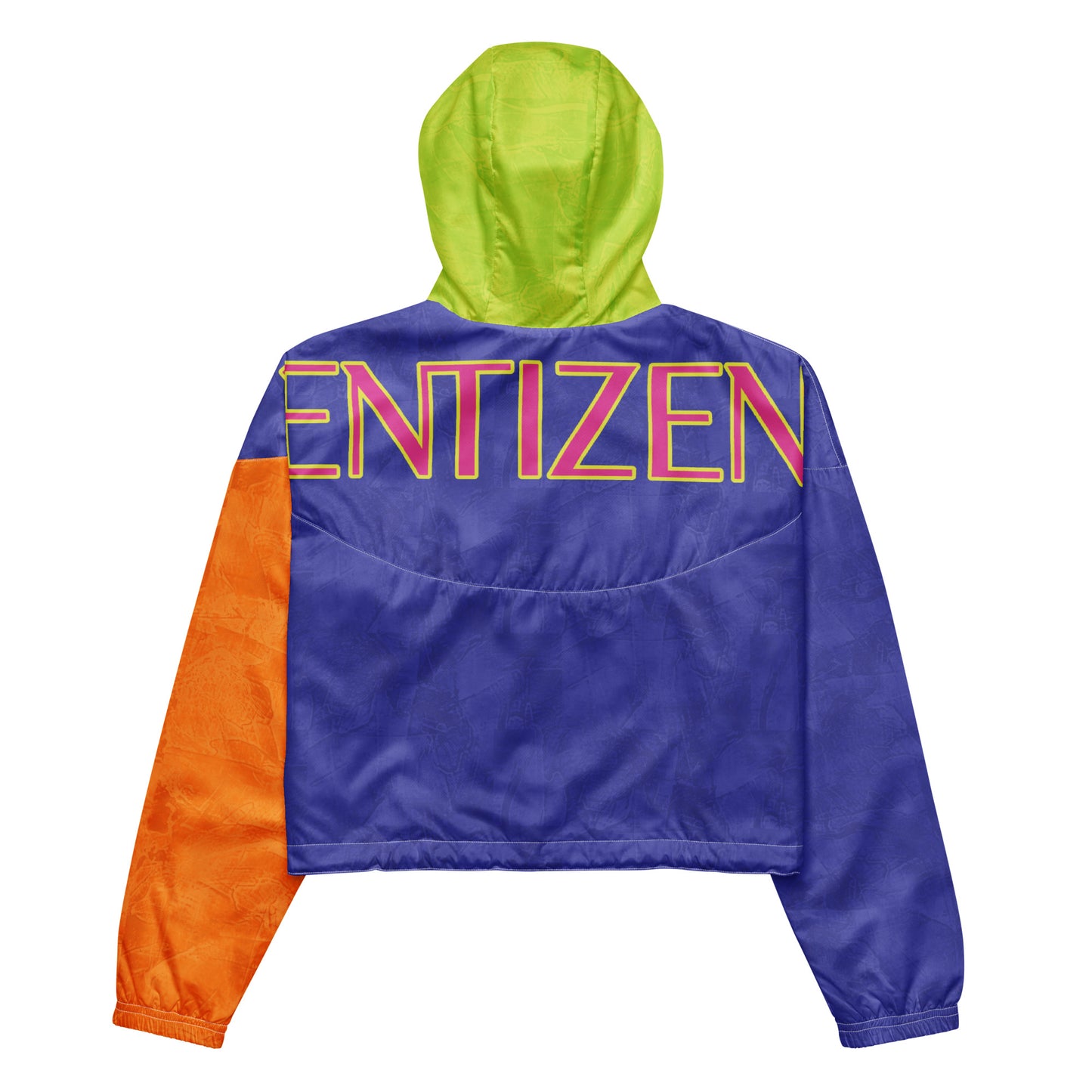 ENTIZEN Brand Rainbow Tiger Cropped Windbreaker Colors