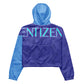 ENTIZEN Brand Blue Tiger Cropped Windbreaker