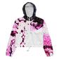 Entizen Pink And Black Cropped Windbreaker