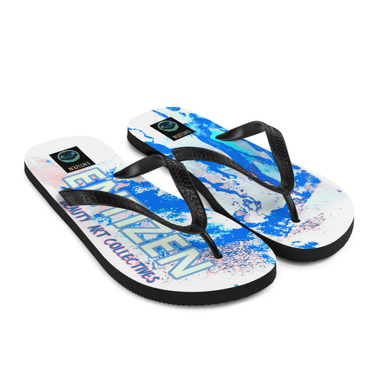 Entizen Flip-Flops Blue And Pink