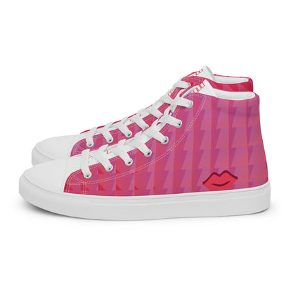 Entizen  High Top Canvas Shoes Pink