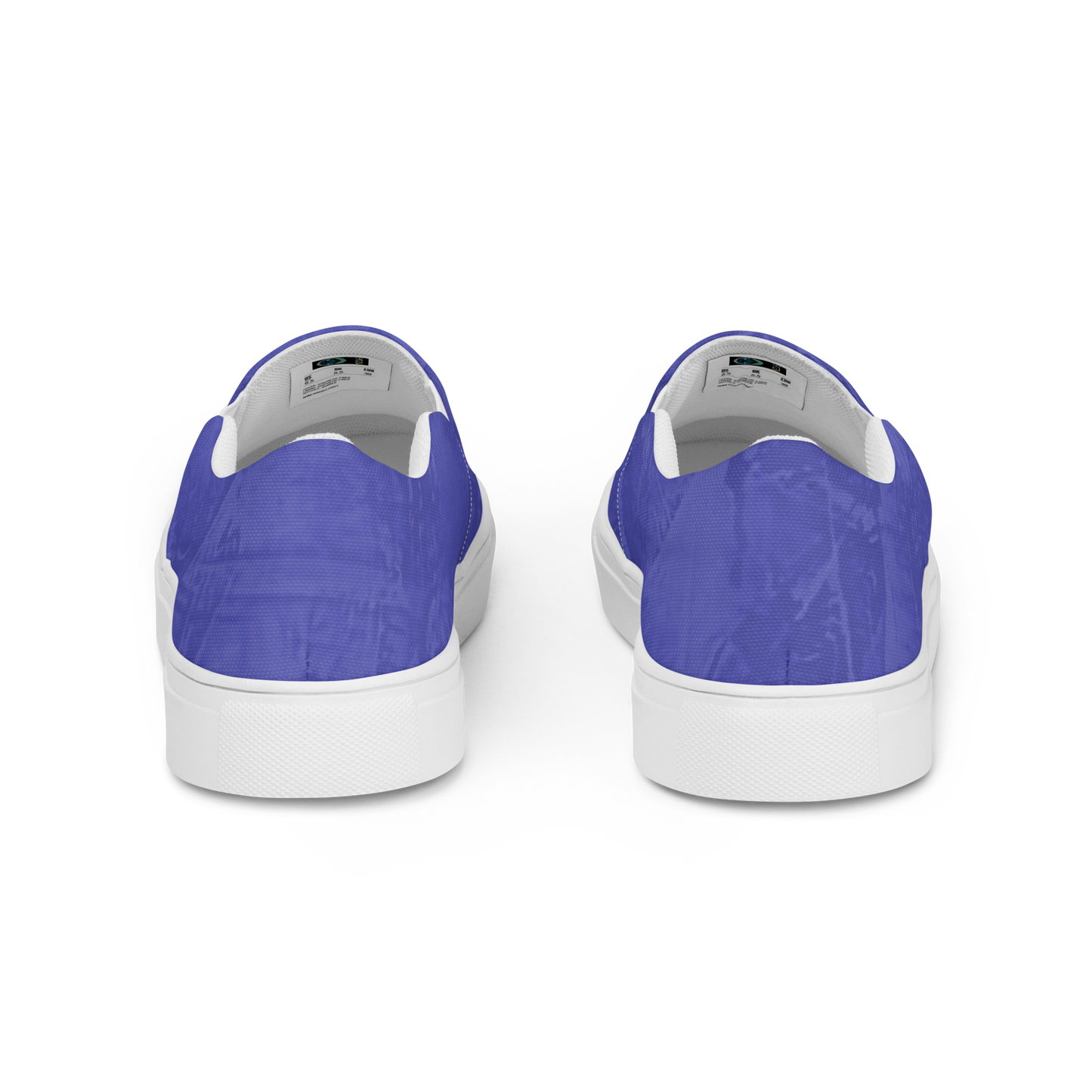 Entizen Slip-On Canvas Shoes Bluish Purple