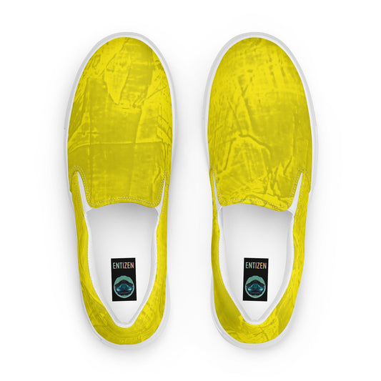 Entizen Slip-On Canvas Shoes Yellow