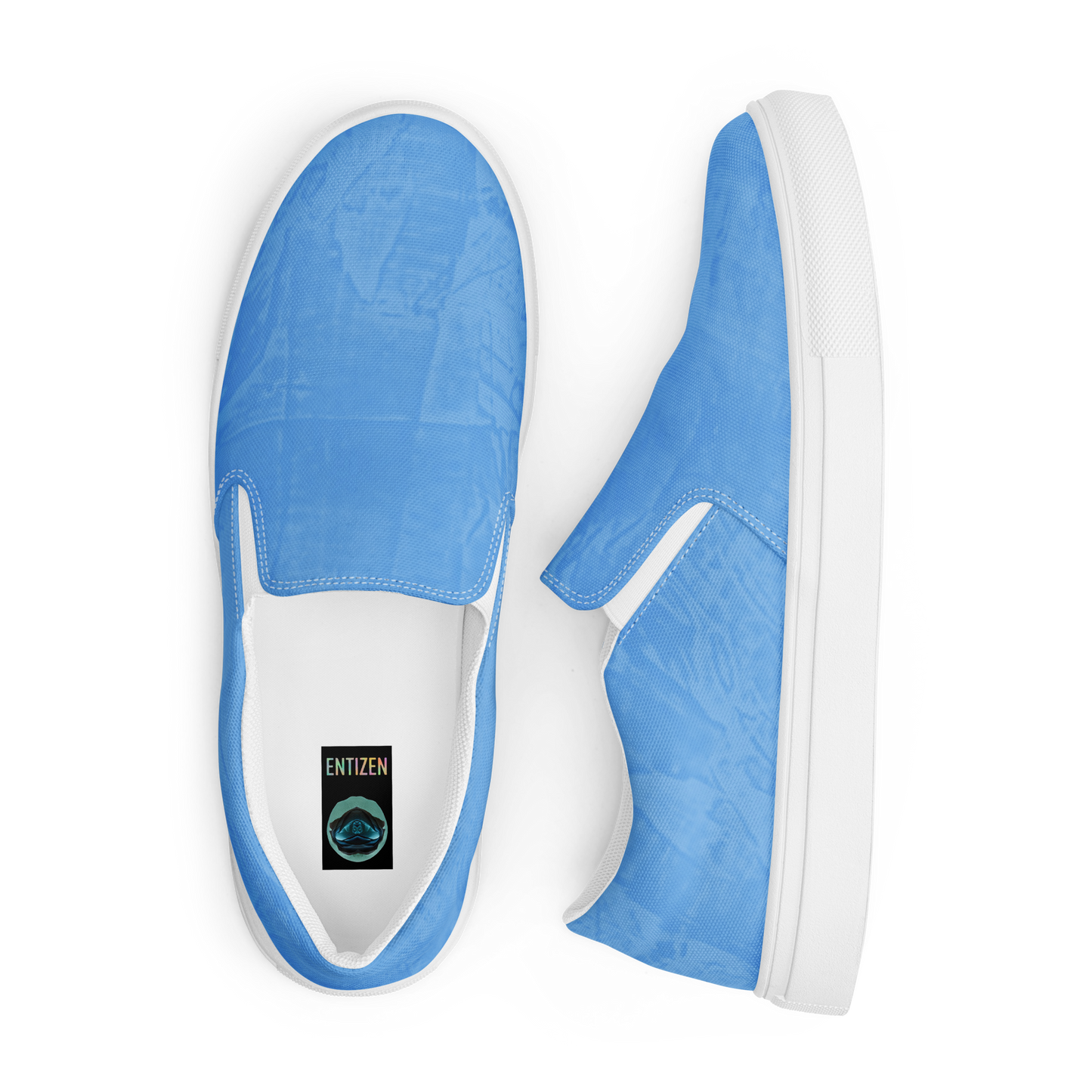 Entizen Slip-On Canvas Shoes Sky Blue