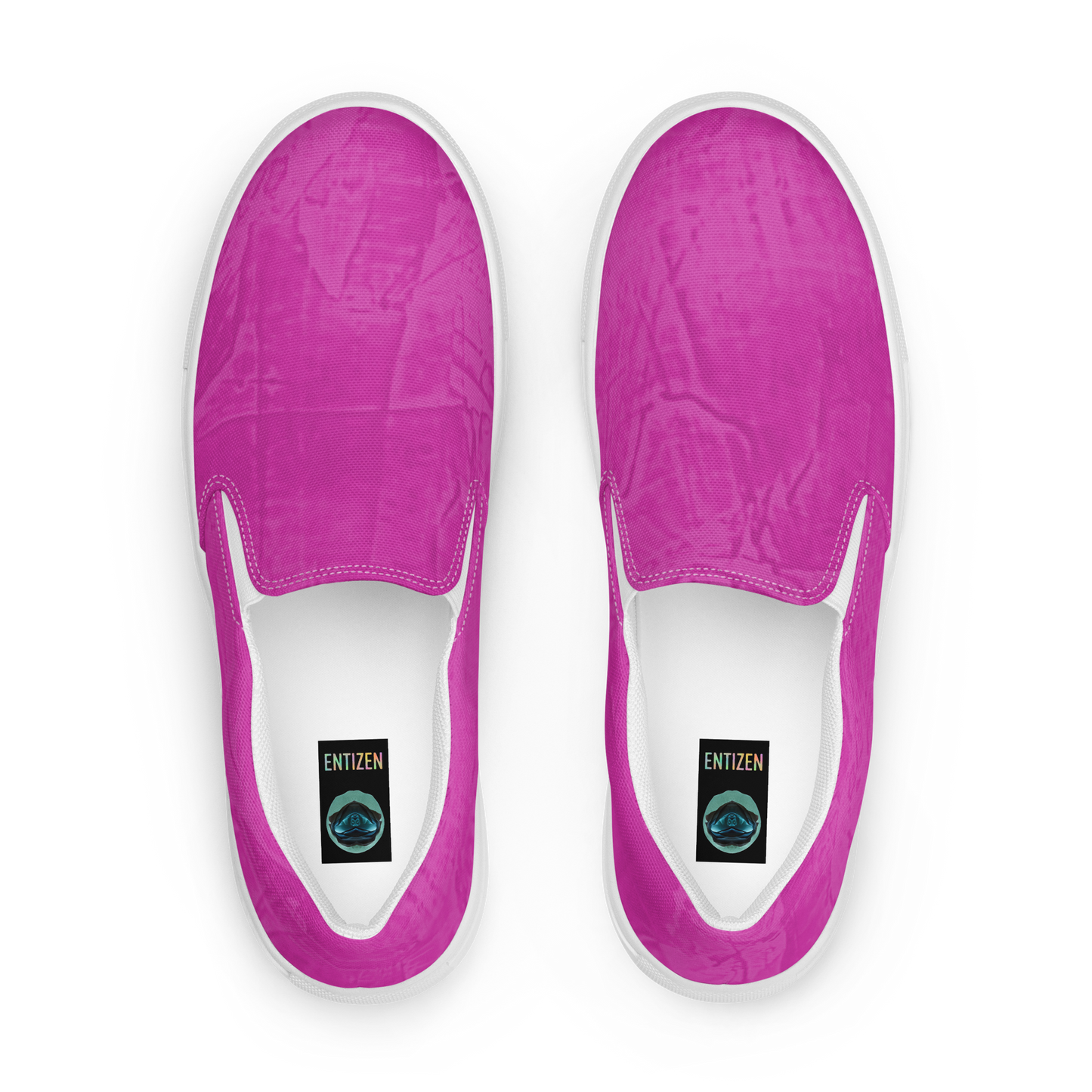 Entizen Slip-On Canvas Shoes Hot Pink