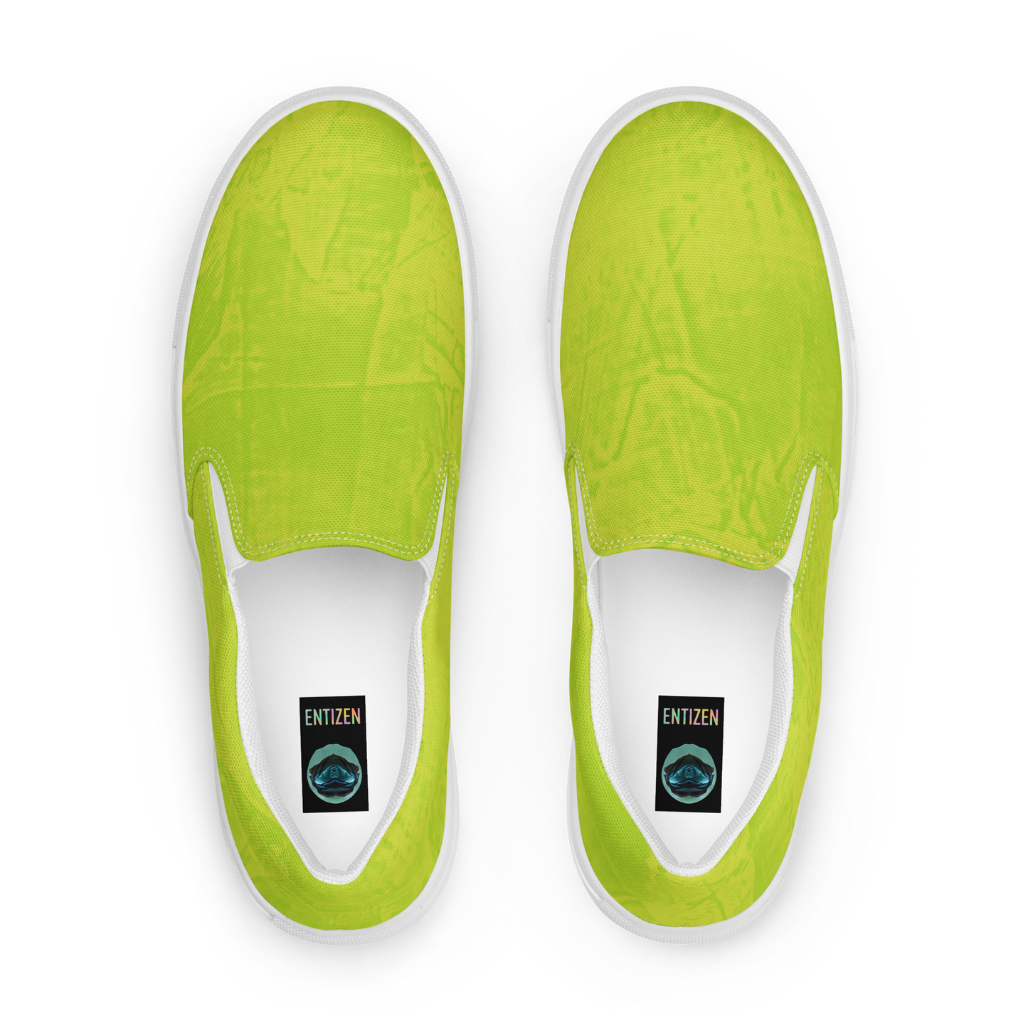 Entizen Slip-On Canvas Shoes Pear Green