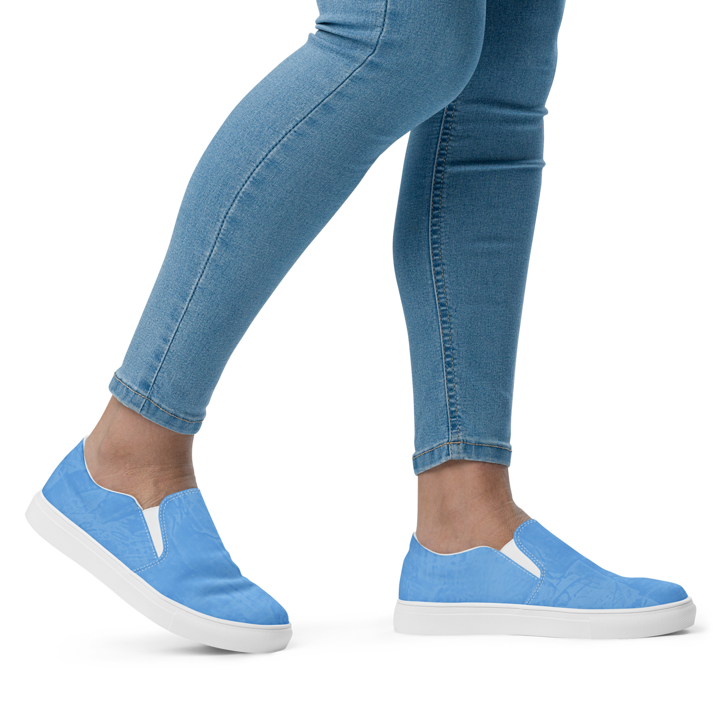 Entizen Slip-On Canvas Shoes Sky Blue