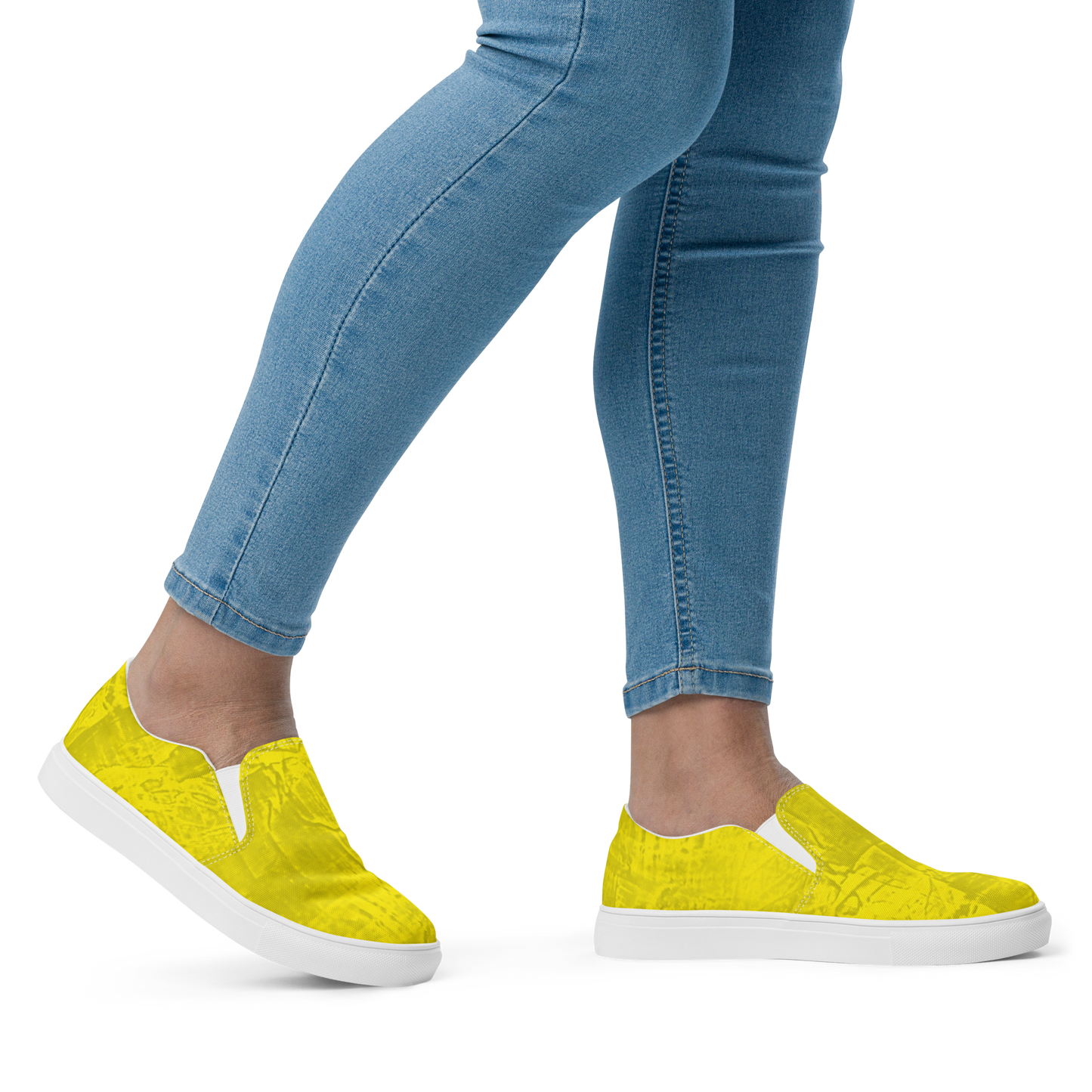 Entizen Slip-On Canvas Shoes Yellow