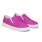 Entizen Slip-On Canvas Shoes Hot Pink