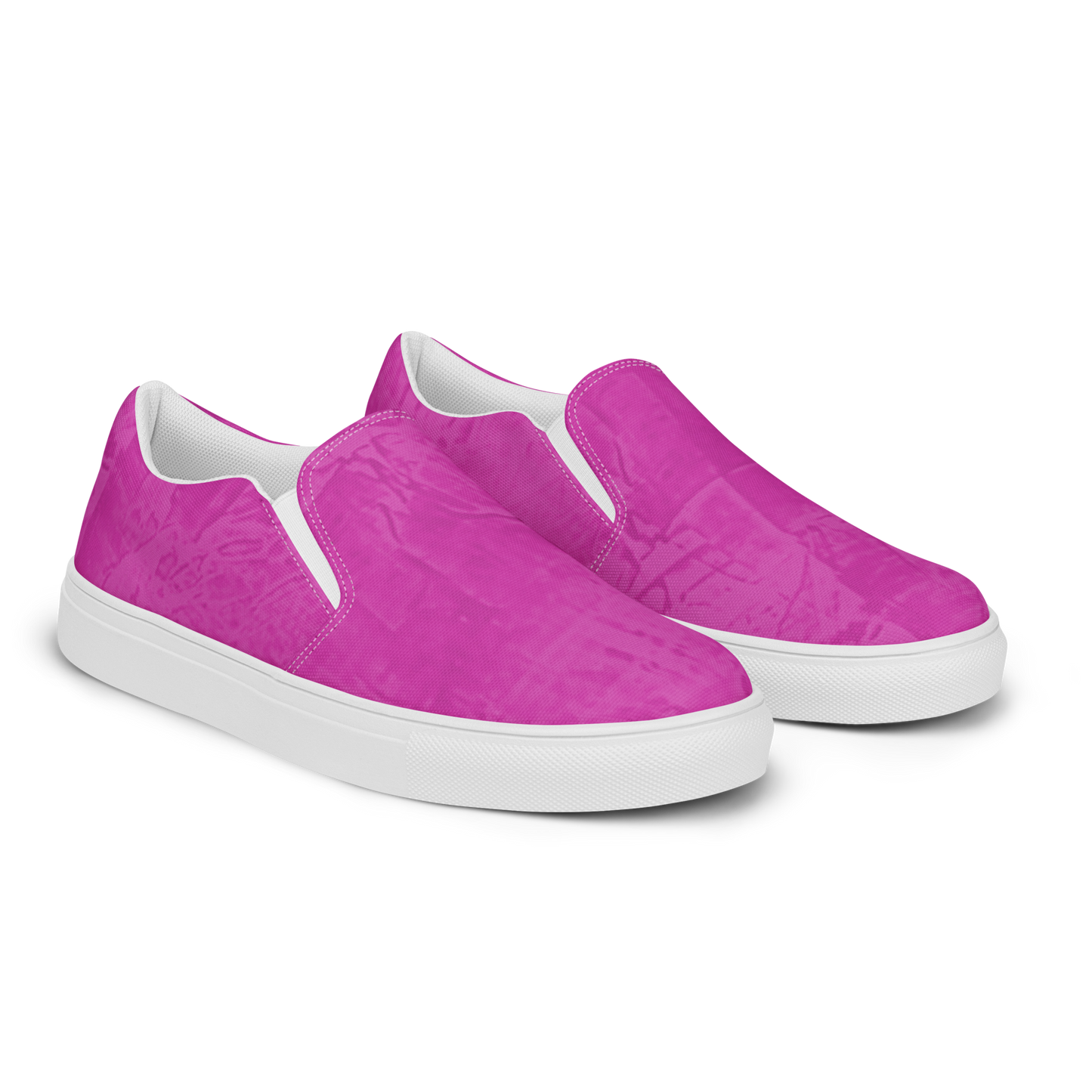 Entizen Slip-On Canvas Shoes Hot Pink