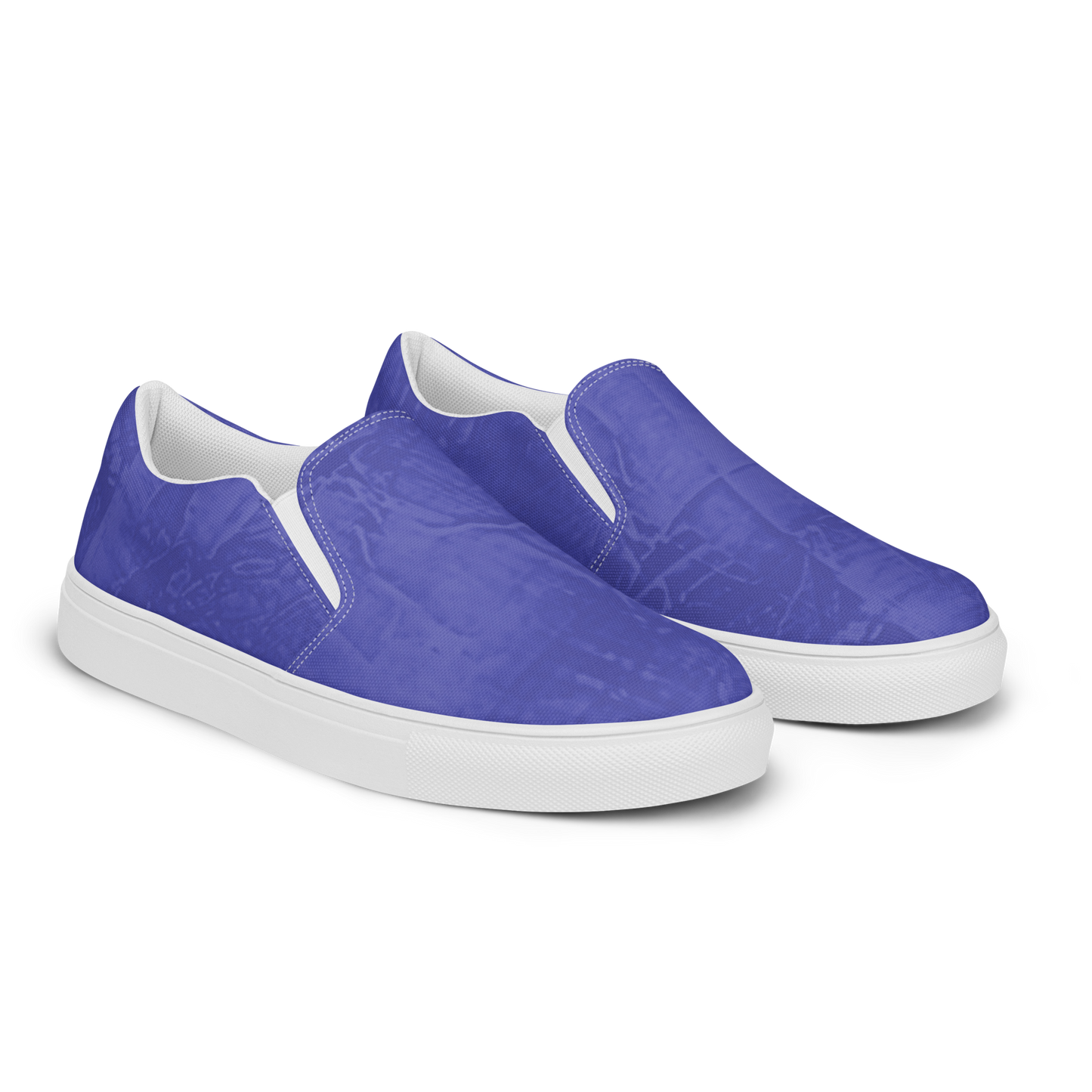 Entizen Slip-On Canvas Shoes Bluish Purple