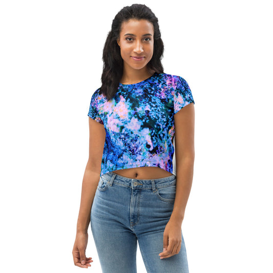 Entizen Blue Coral Crop Tee