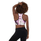 Entizen Padded Sports Bra Fuchsia Pink