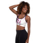 Entizen Padded Sports Bra Fuchsia Pink