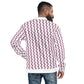 Rozeni Bomber JacketBlue Coral Burgandy Spikes