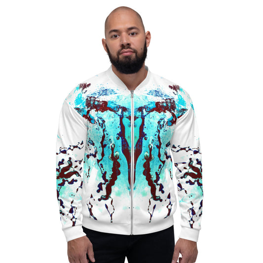 Rozeni Zip Up Jacket Turquoise Art