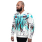 Rozeni Zip Up Jacket Turquoise Art