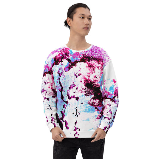 Rozeni Sweatshirt Fuchsia & Blue