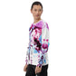 Rozeni Sweatshirt Fuchsia & Blue