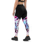Entizen Cotton Pink Fuchsia Leggings Black